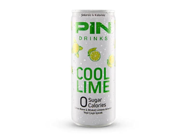 Pin Drinks Cool Lime Kutu 250 ml 24 adet