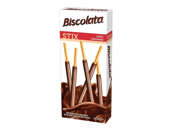 Biscolata Stix Sütlü 27,5 gr 16 adet