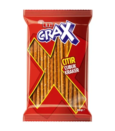 Eti Crax Çubuk Kraker 40 gr 34 adet