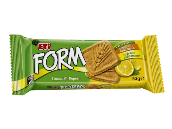 Eti Form Limonlu Lifli 50 gr 24 adet