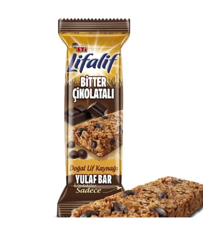 Eti Lifalif Bitter Çikolatalı Müsli Bar 35 gr 12 adet