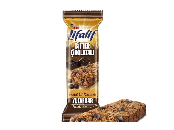 Eti Lifalif Bitter Çikolatalı Müsli Bar 35 gr 12 adet