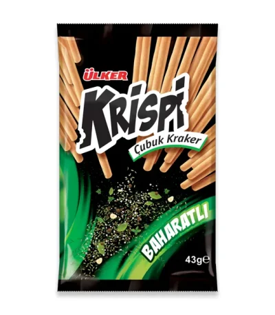 Ülker Krispi Baharatlı Çubuk Kraker 43 gr 15 adet