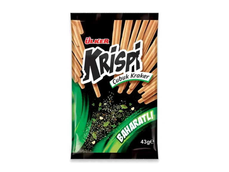 Ülker Krispi Baharatlı Çubuk Kraker 43 gr 15 adet