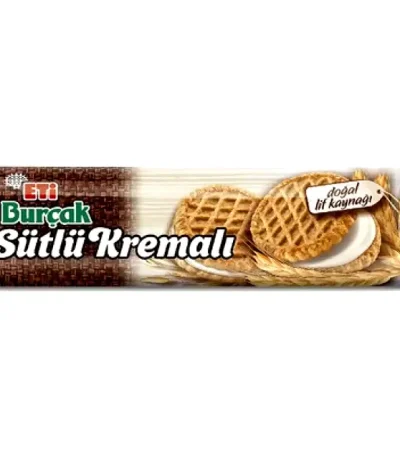 Eti Burçak Sütlü Kremalı 100 gr 12 adet