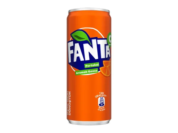 Fanta Portakal Aromalı Kutu 250 ml 24 adet