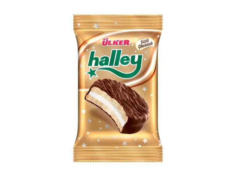 Ülker Halley Çikolata Kaplamalı Bisküvi 30 gr 24 adet