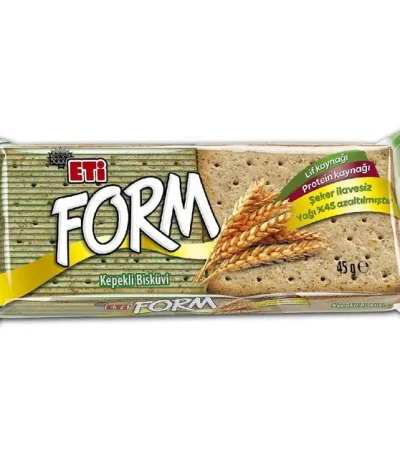 Eti Form Kepekli Kraker 45 gr 24 adet