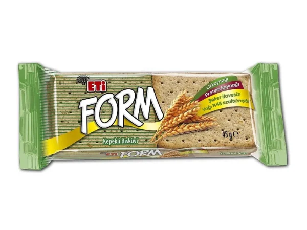 Eti Form Kepekli Kraker 45 gr 24 adet