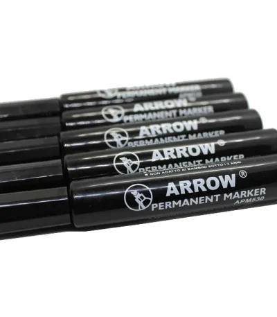 Koli Kalemi Arrow Permanent Marker 5mm Kesik Uçlu 12’li Paket