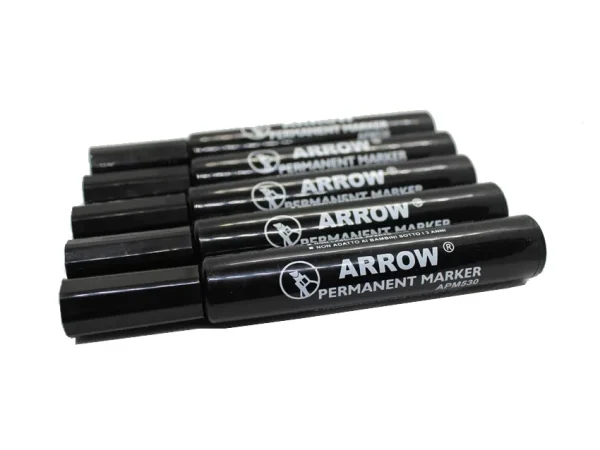 Koli Kalemi Arrow Permanent Marker 5mm Kesik Uçlu 12’li Paket