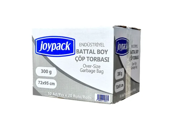 Joypack Jumbo Endüstriyel Battal Çöp Torbası 300 gr 72X95 20 Rulo