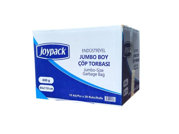 Joypack Jumbo Endüstriyel Çöp Torbası 800 gr 80X110 10 Rulo
